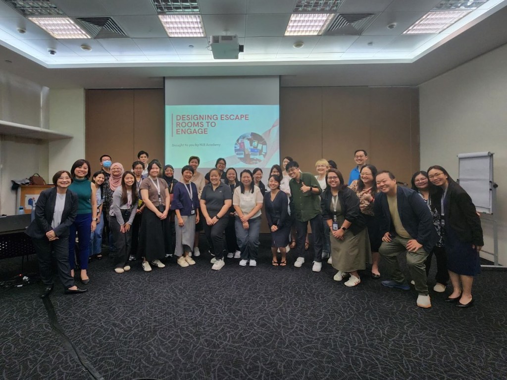 Educational escape room session for NLB.